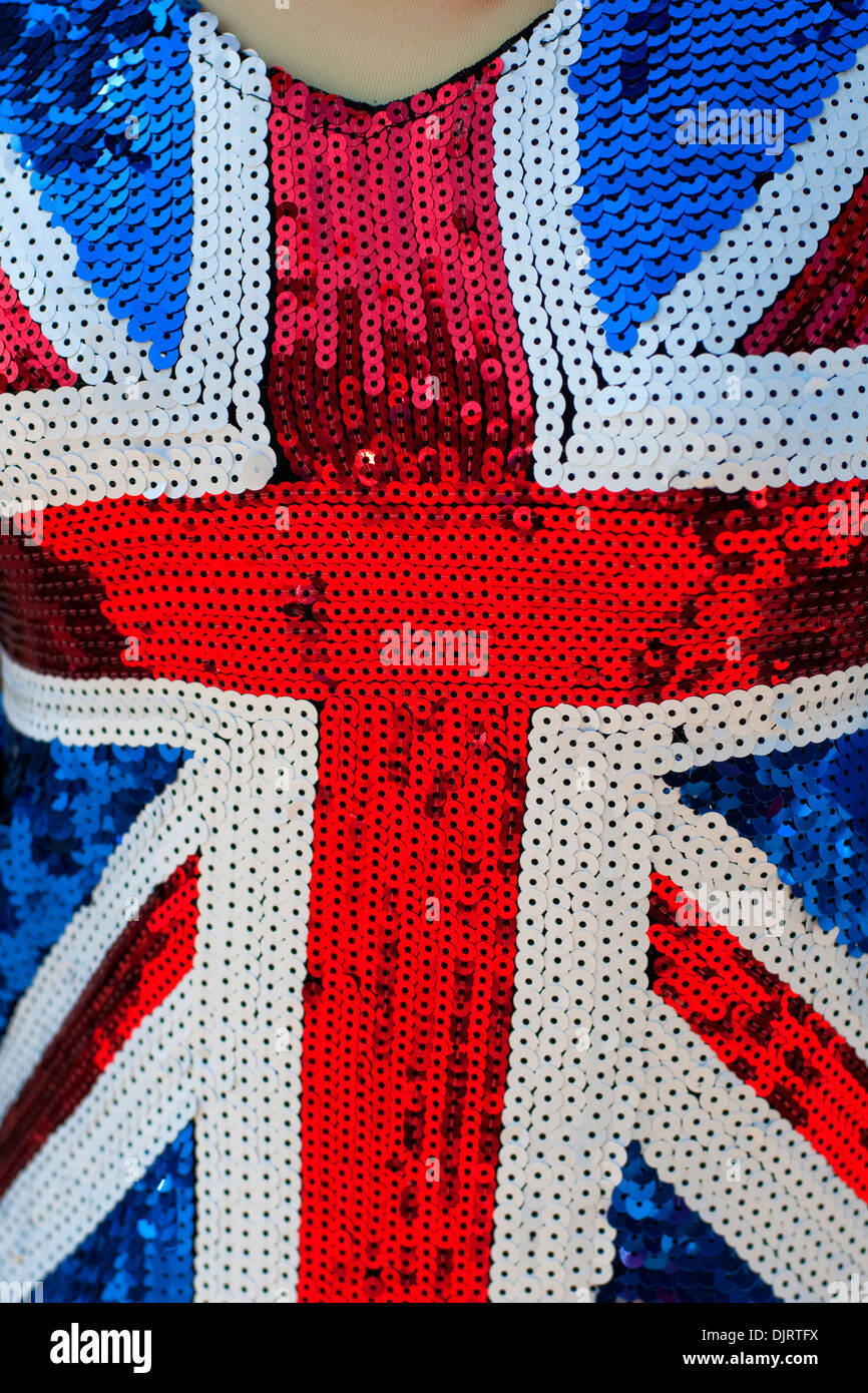 Sequin union jack outlet dress