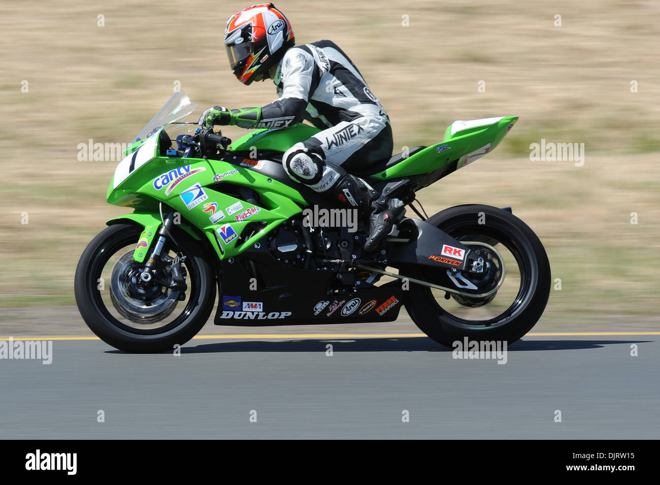 Motorbike Green Flame Fairing Kit for Kawasaki ZX-12R