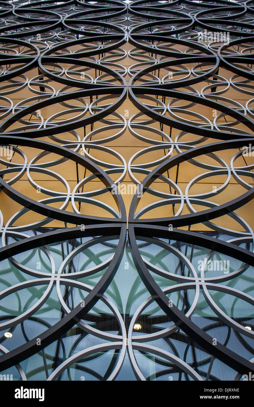 Frontage of the Library of Birmingham Stock Photo