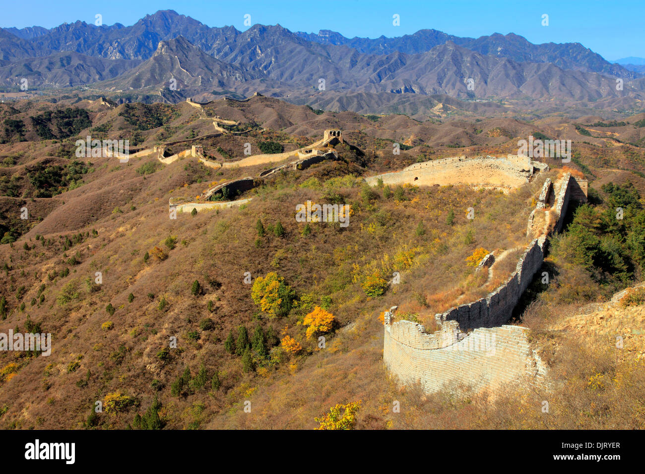 Great Wall of China, Gubeikou, Miyun, China Stock Photo