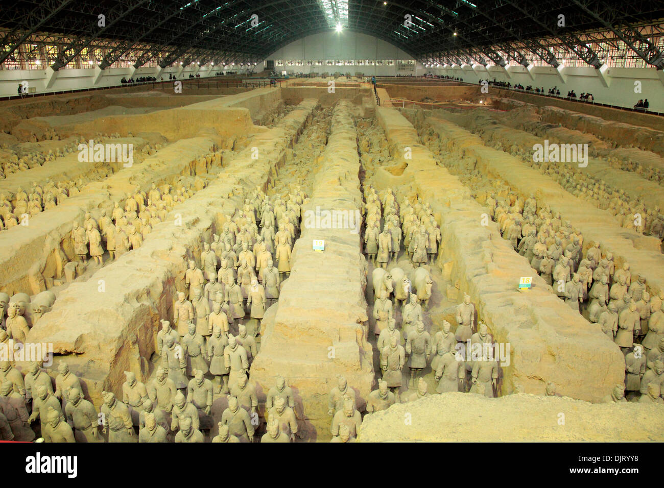 Terracotta army, Xian, Shaanxi, China Stock Photo