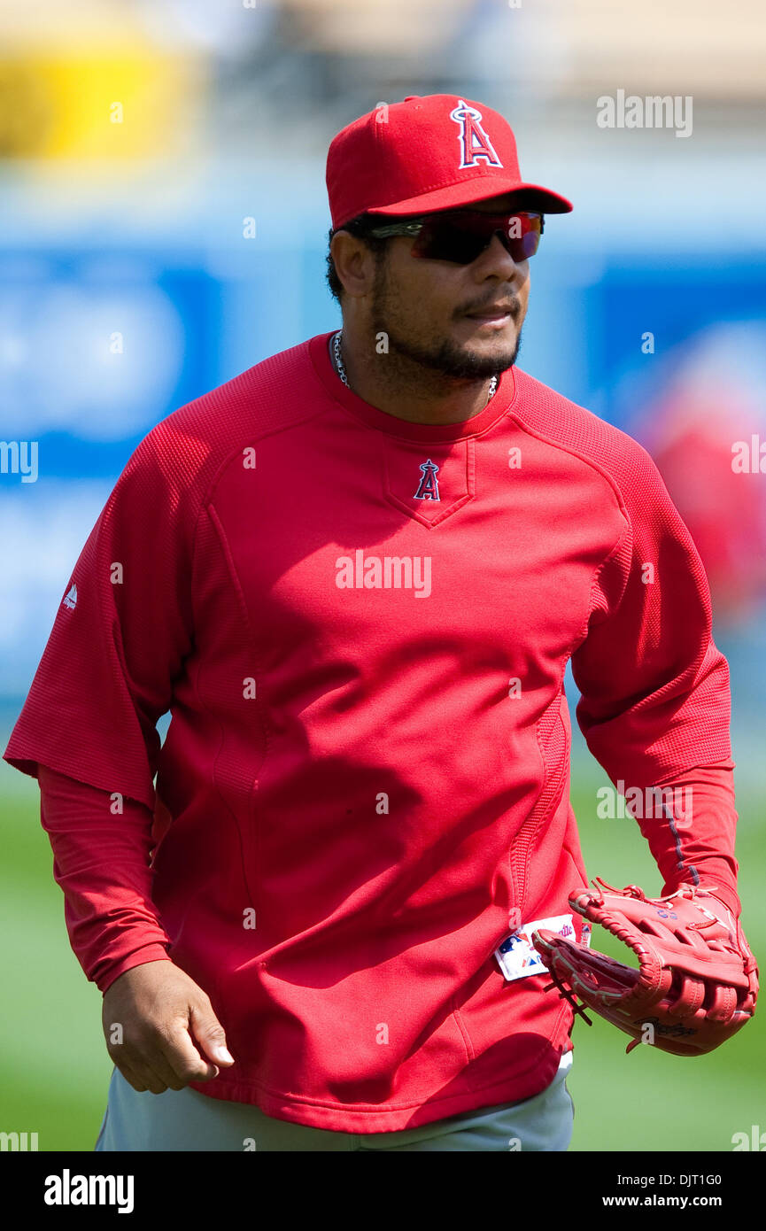 Los angeles dodgers bobby abreu hi-res stock photography and