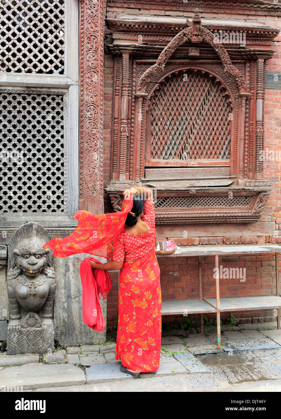 Bhagwati Temple, Durbar square, Kathmandu, Nepal Stock Photo