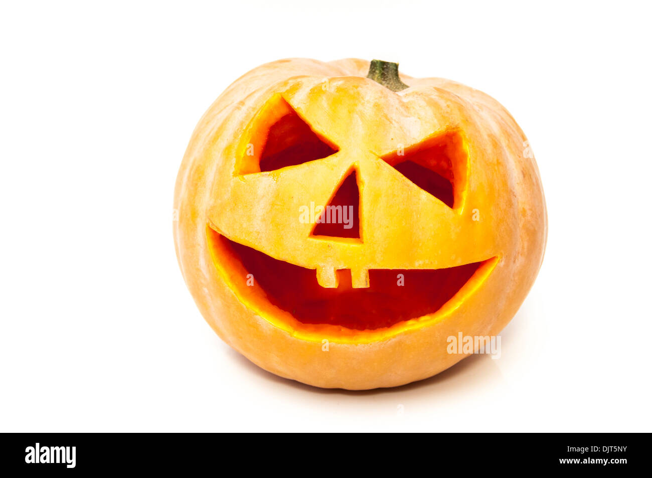 halloween pumpkin on a white background Stock Photo