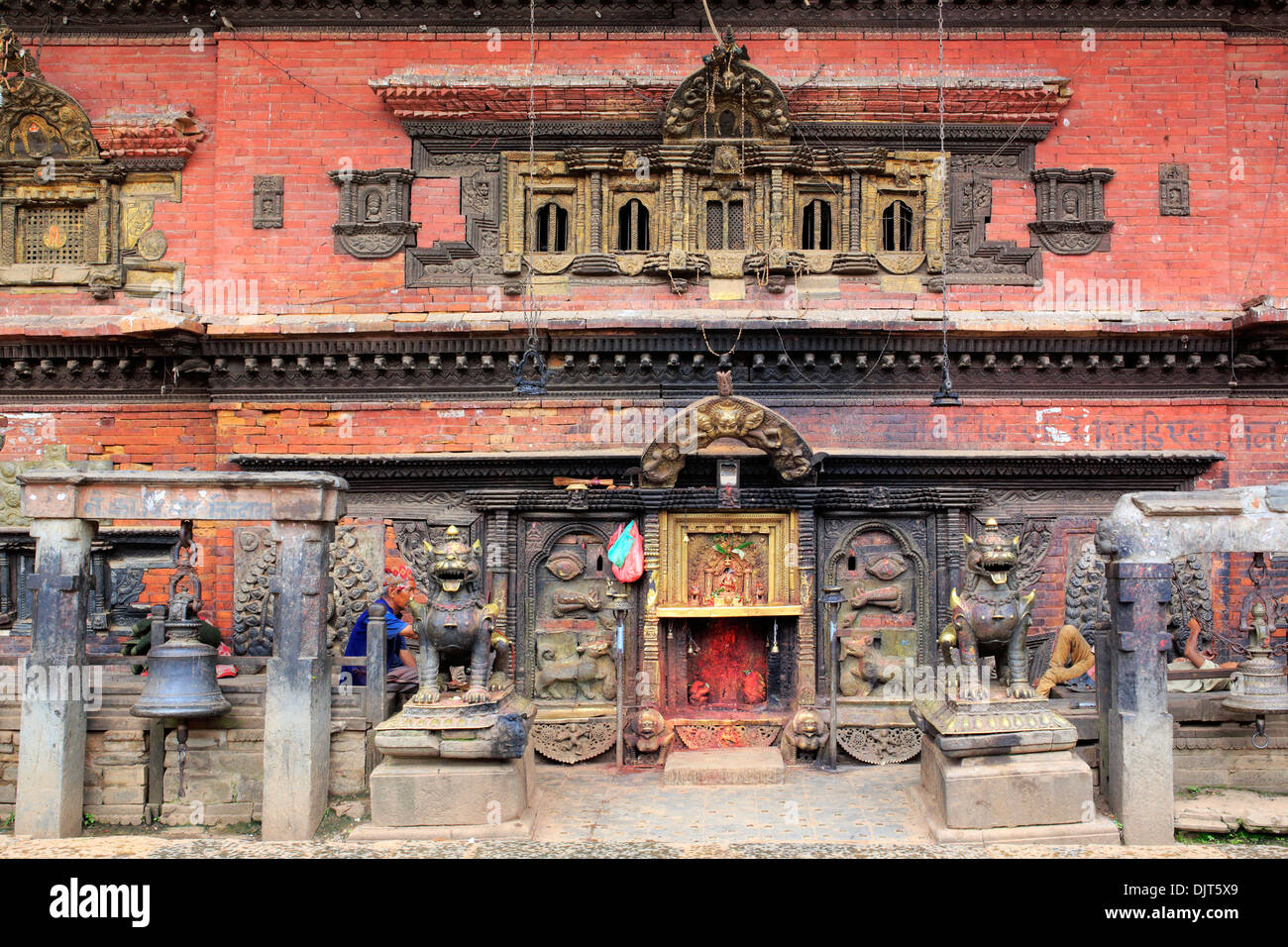 Bhairab Nath Temple, Taumadhi square, Bhaktapur, Nepal Stock Photo