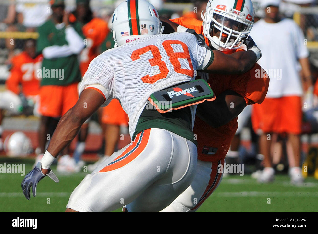 Miami Hurricanes Spring football scrimmage at Traz Powell Stadium in