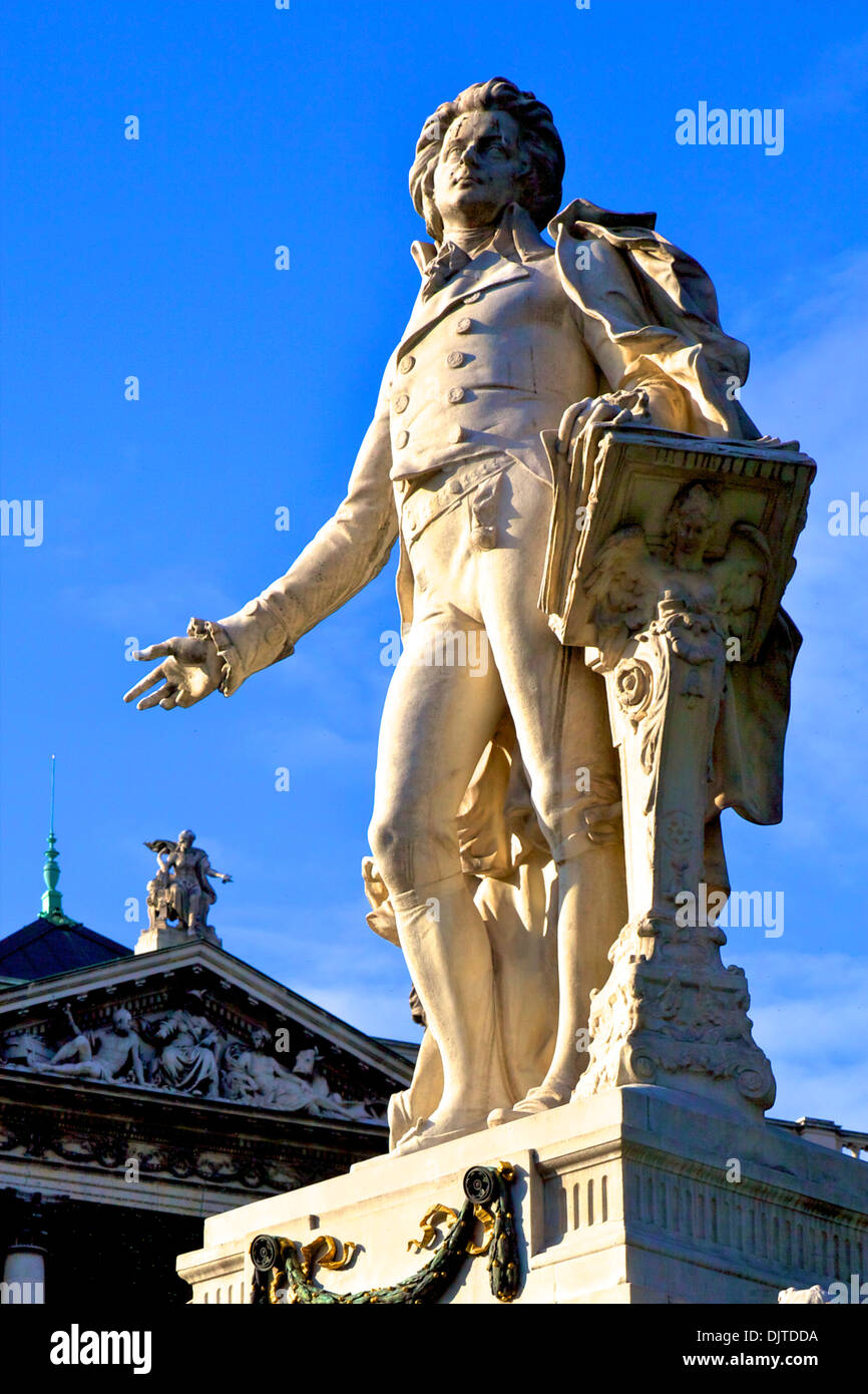 Memorial of wolfgang amadeus mozart hi-res stock photography and images