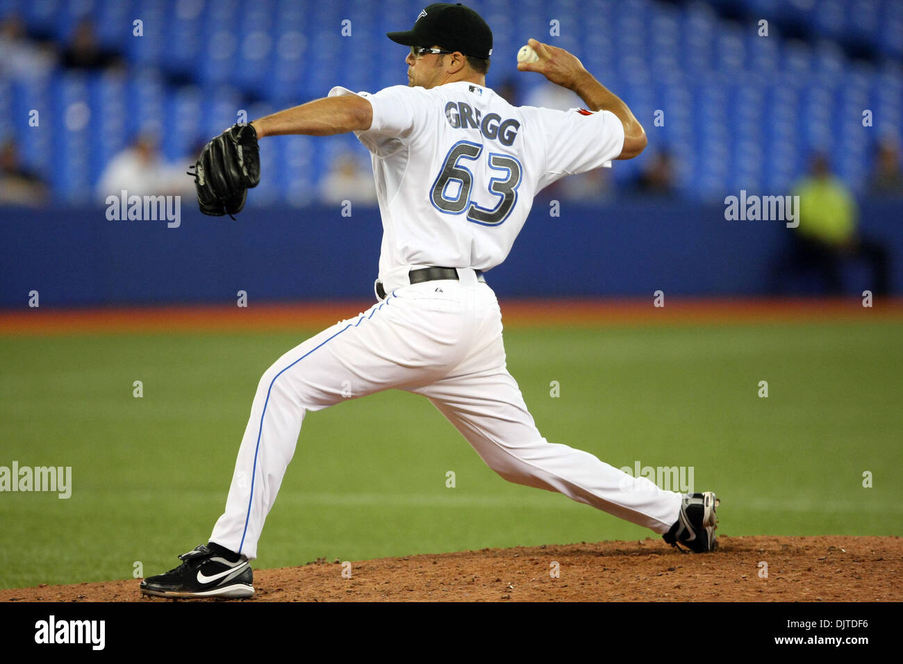 Toronto Blue Jays relief pitcher Nate Pearson (24) delivers a pitch during  an MLB spring training game against the Tampa Bay Rays at Tropicana Field  Stock Photo - Alamy