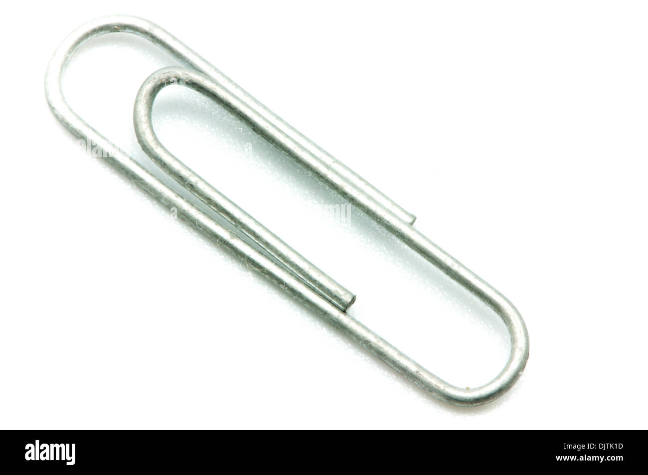 Iron clip on a white background Stock Photo