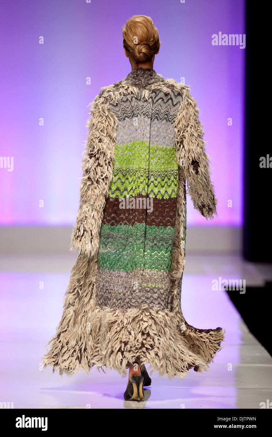 Julia Nish a knitwear design student at the Fashion Institute of Design