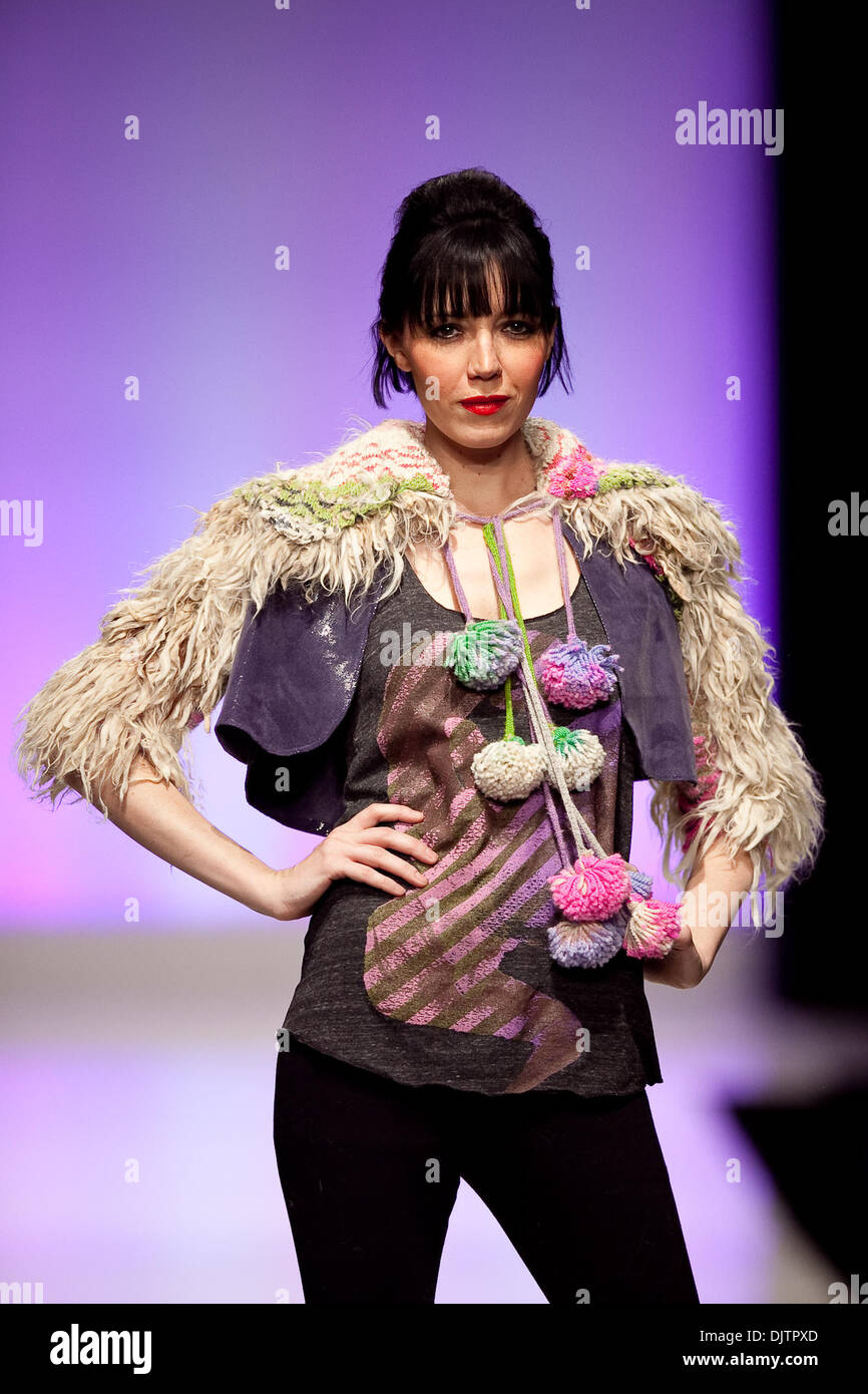 Julia Nish a knitwear design student at the Fashion Institute of Design