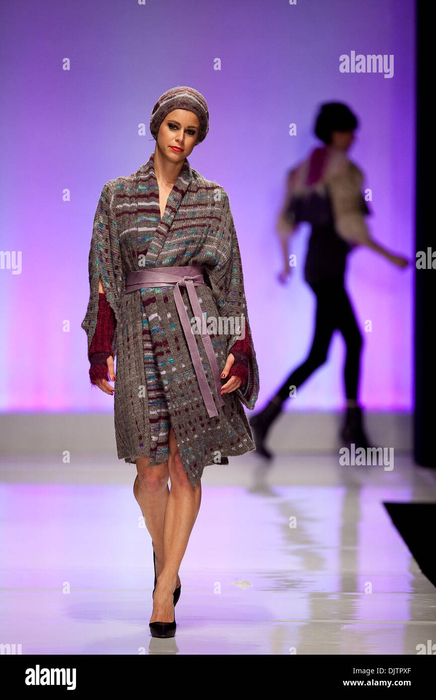 Julia Nish a knitwear design student at the Fashion Institute of Design