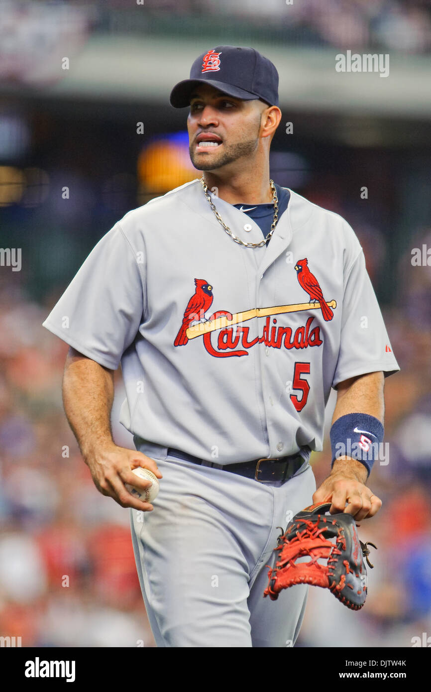 St. Louis Cardinals first baseman Albert Pujols (5) during the game Stock Photo: 63241491 - Alamy