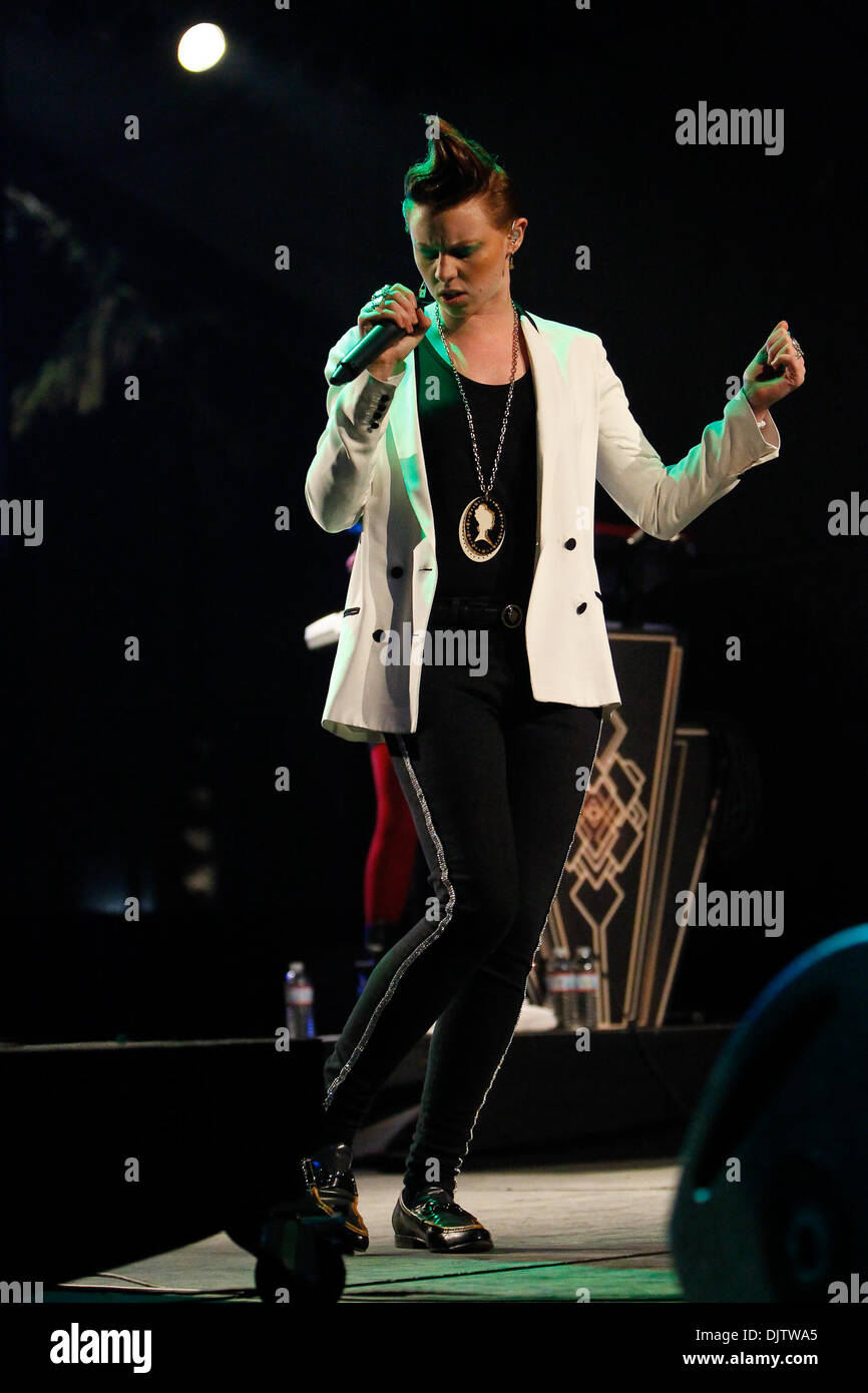 La Roux performed at the Coachella Music & Arts Festival held at the ...