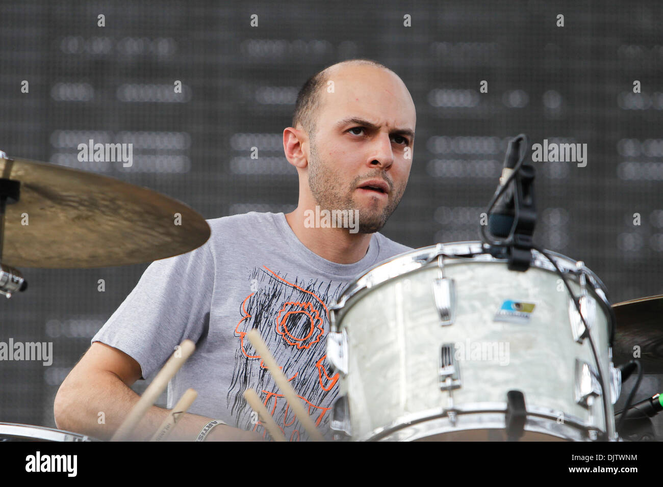 White Rabbits perform at the Coachella Music & Arts Festival held at ...