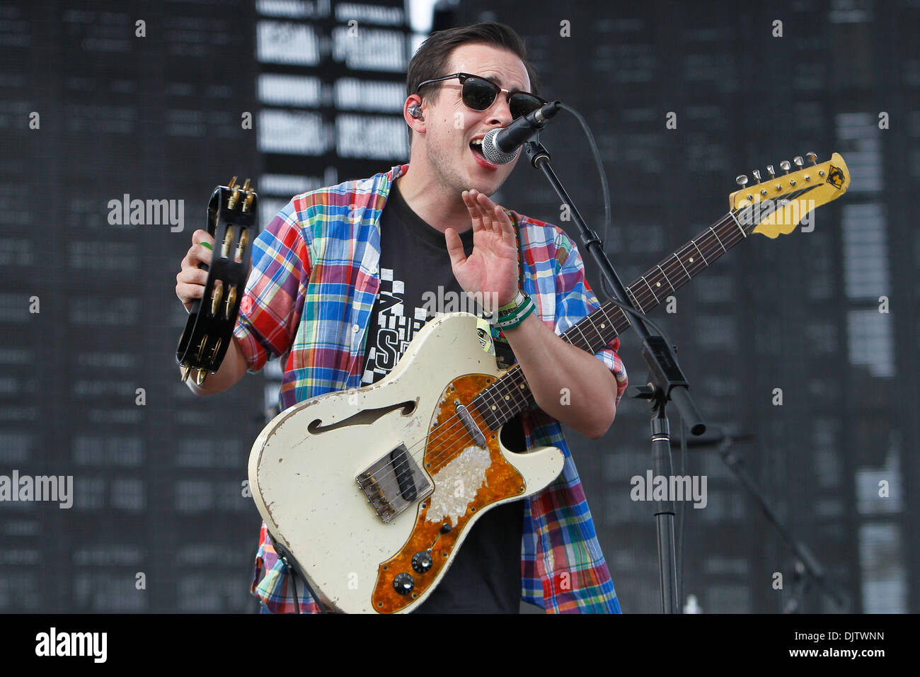 White Rabbits perform at the Coachella Music & Arts Festival held at ...