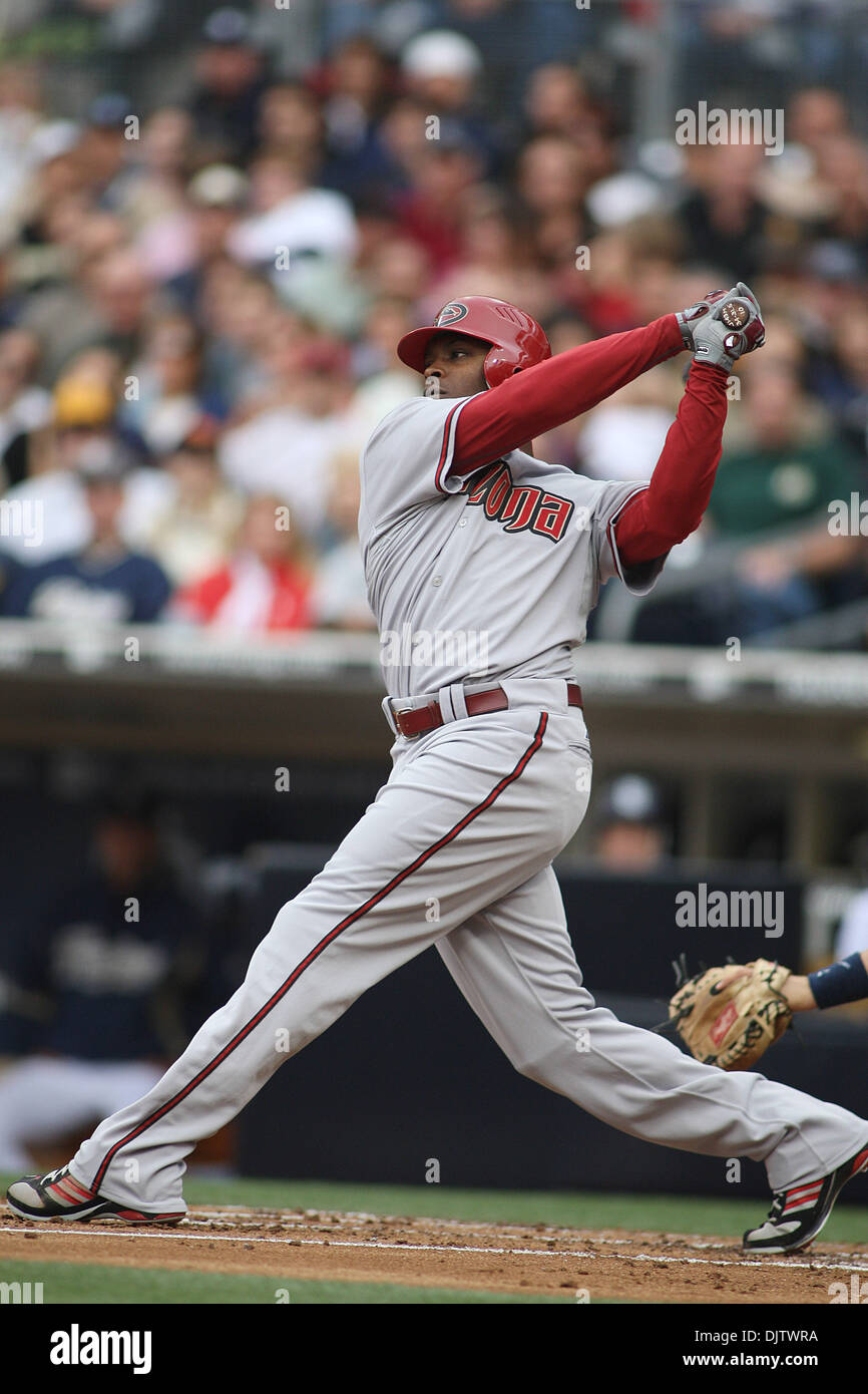 Arizona Diamondbacks Justin Upton Swings At A Pitch During