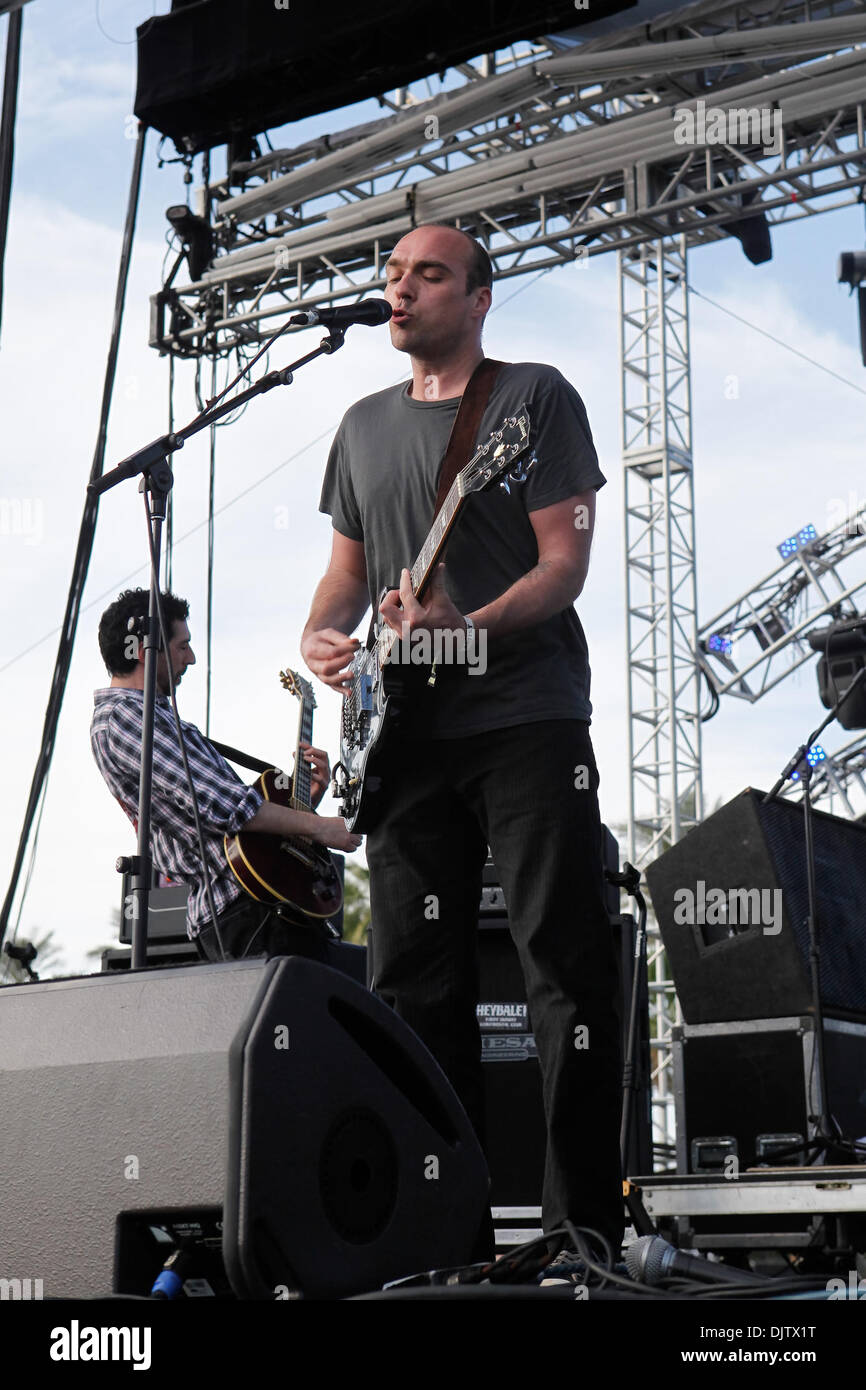 Sunny Day Real Estate Perform At The Coachella Music Arts Festival Stock Photo Alamy
