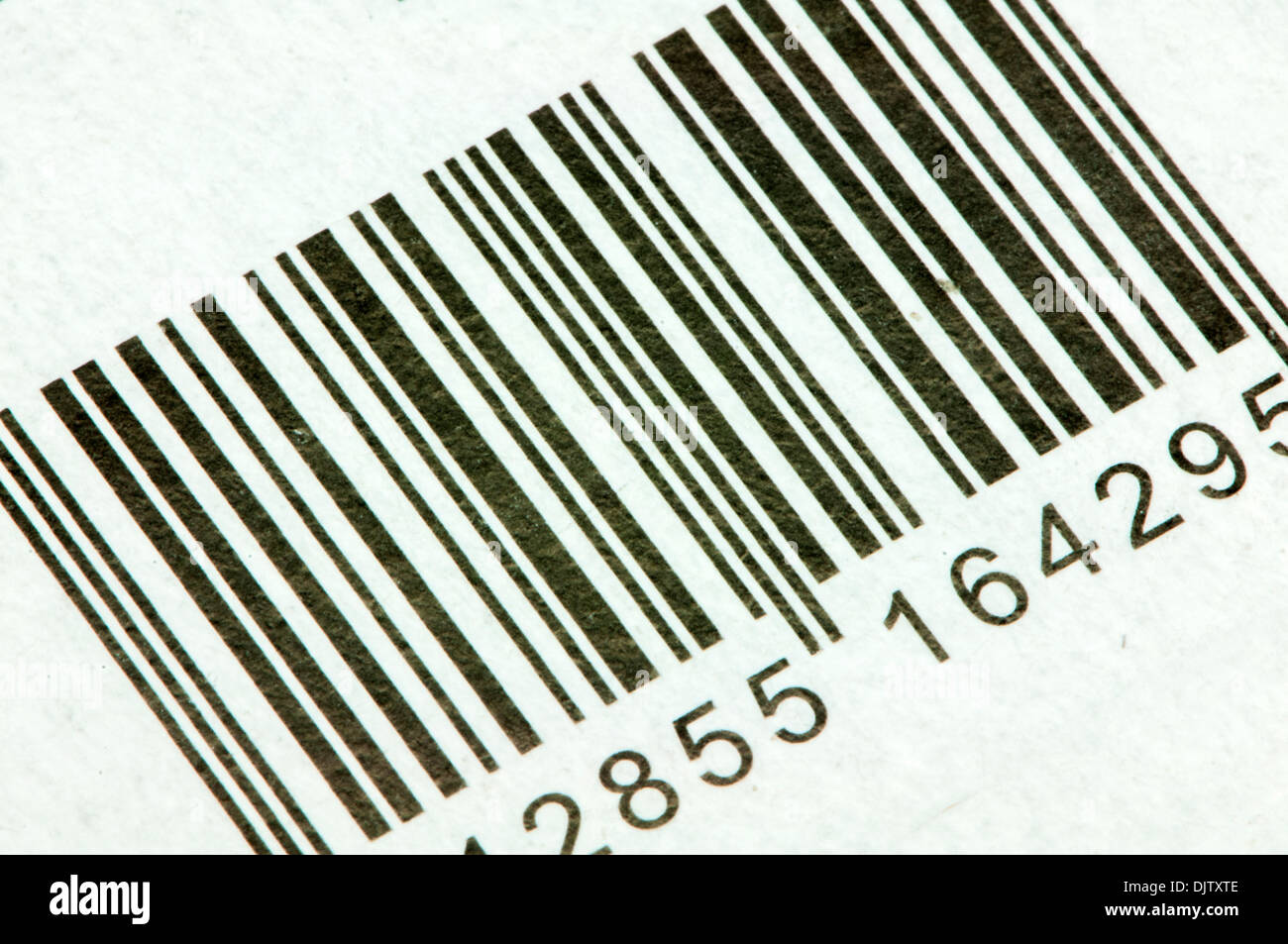 barcode on a white background Stock Photo Alamy