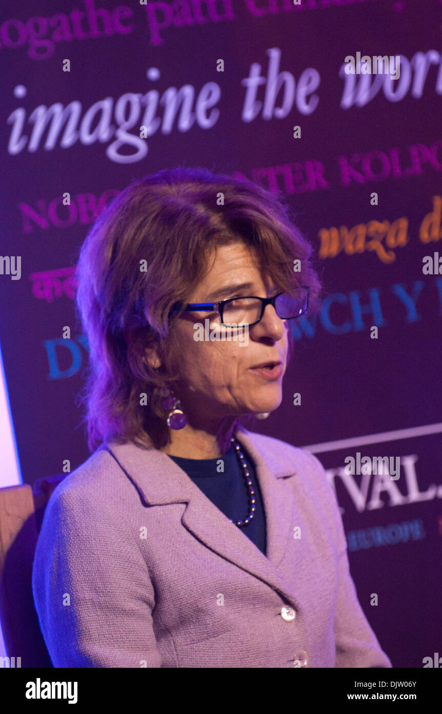 Hay-on-Wye, Wales, UK. 30th November 2013. Vicky Pryce, ex-wife of ...