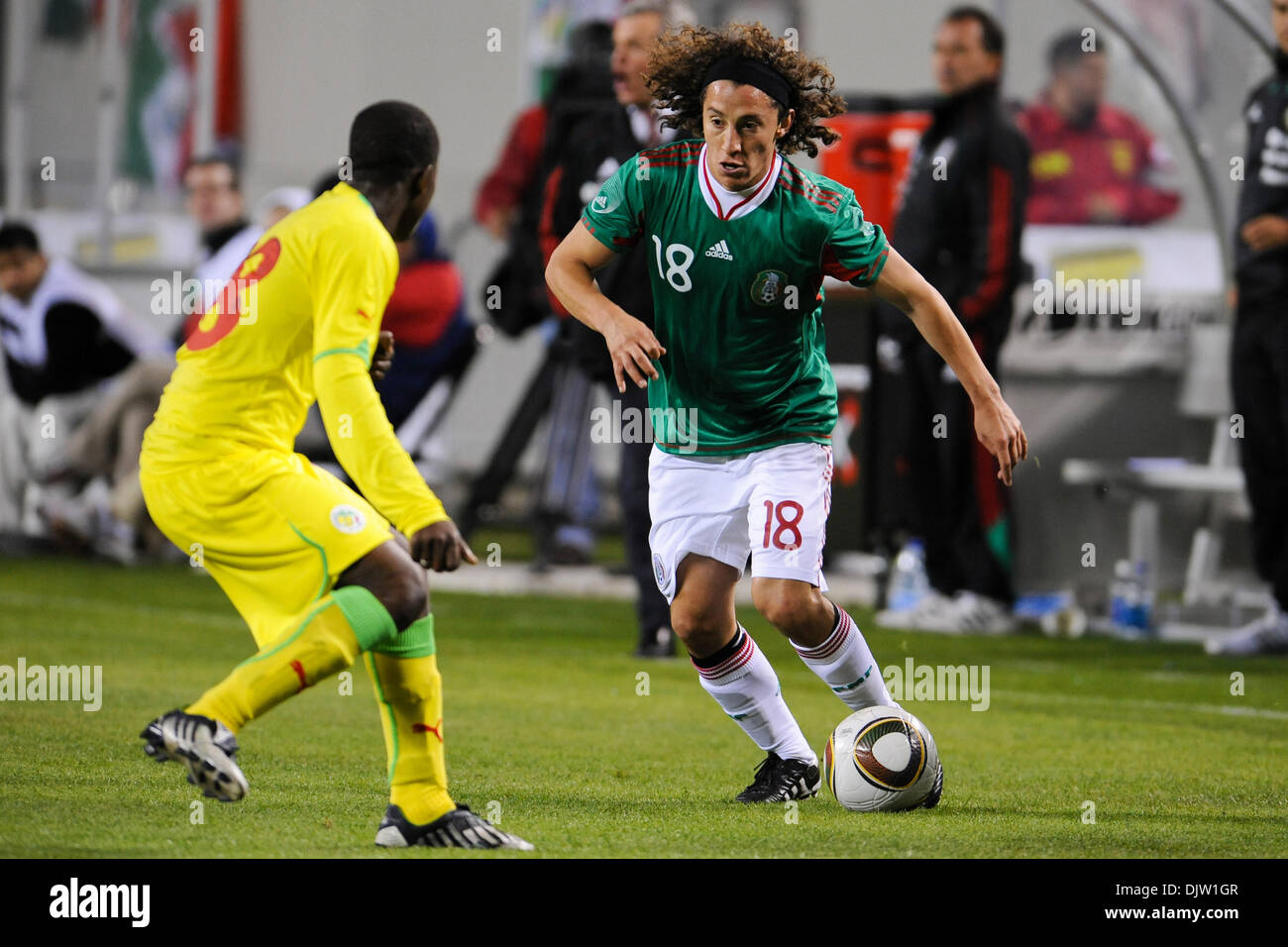 Mexico midfielder Andres Guardado dribbles the ball up field during the international friendly match between Mexico and Senegal at Soldier Field, Chicago, IL. (Credit Image: © John Rowland/Southcreek Global/ZUMApress.com) Stock Photo