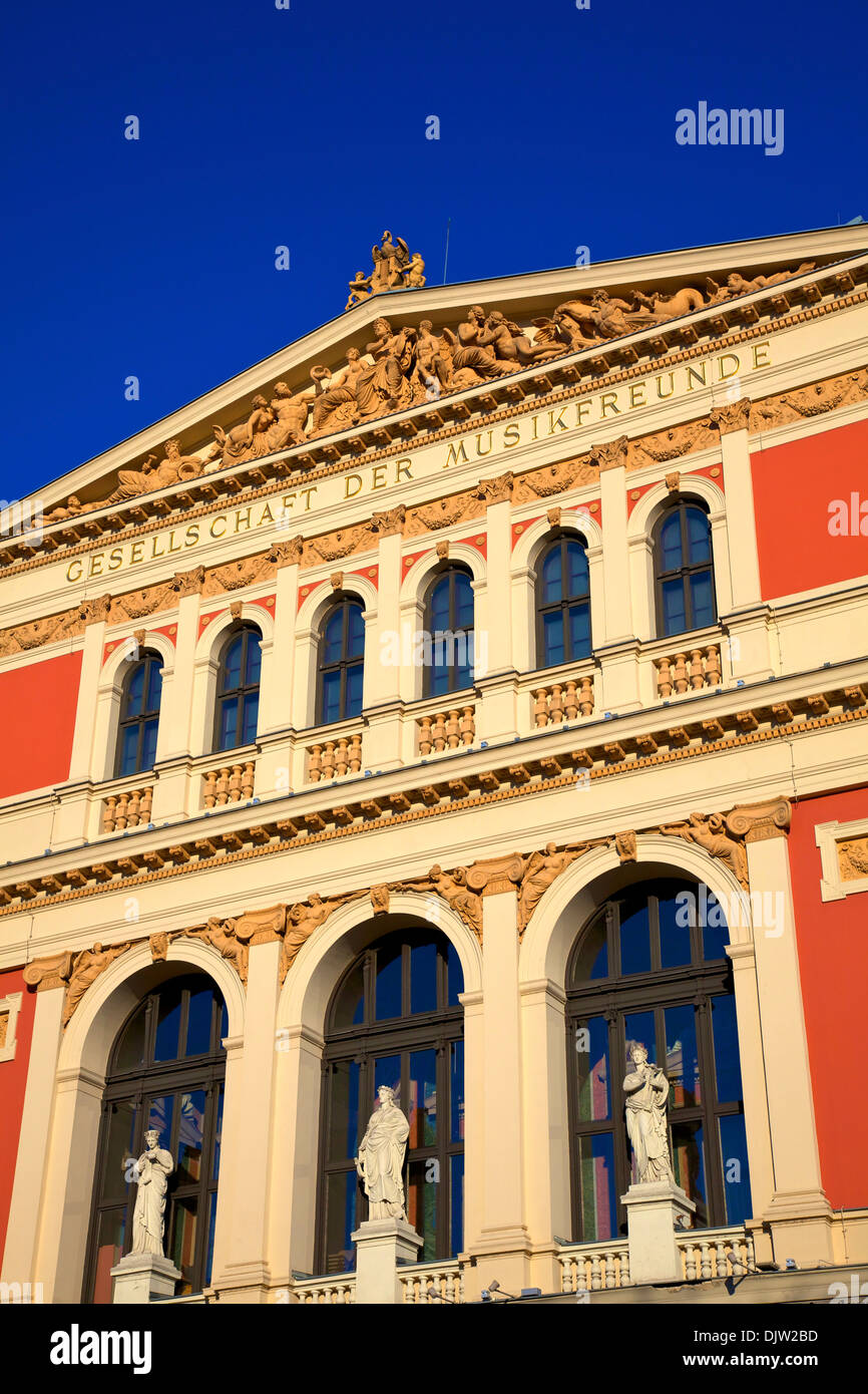 Musikverein, Society of Friends of the Music, Vienna, Austria, Central Europe Stock Photo