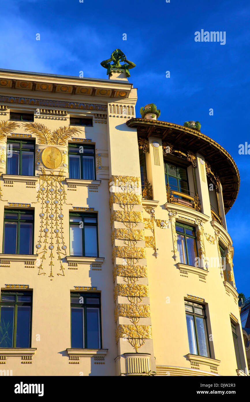 Otto Wagner's Art Nouveau Apartments, Vienna, Austria, Central Europe