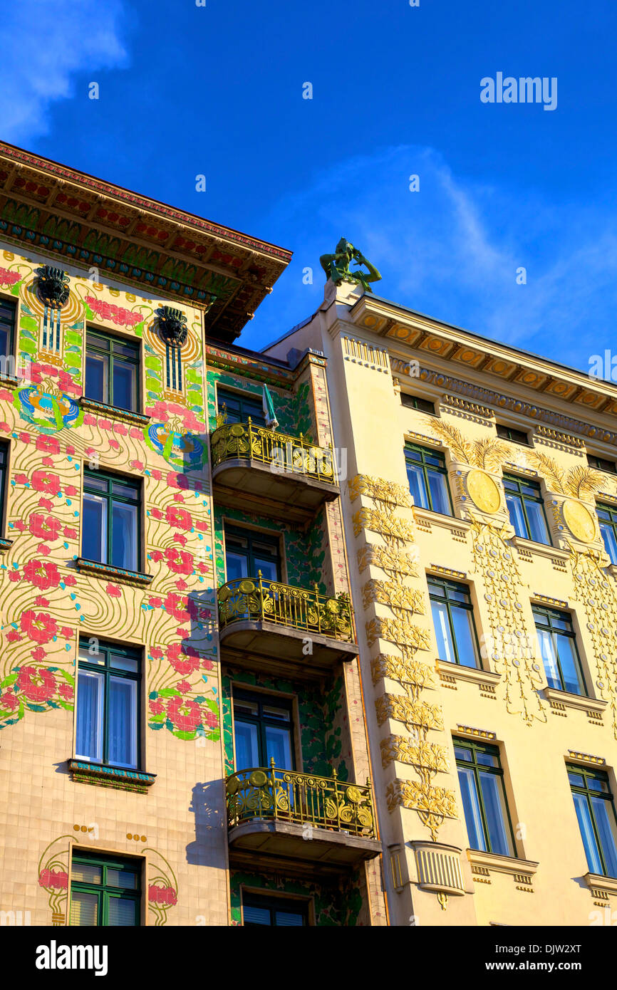 Otto Wagner's Art Nouveau Apartments, Vienna, Austria, Central Europe