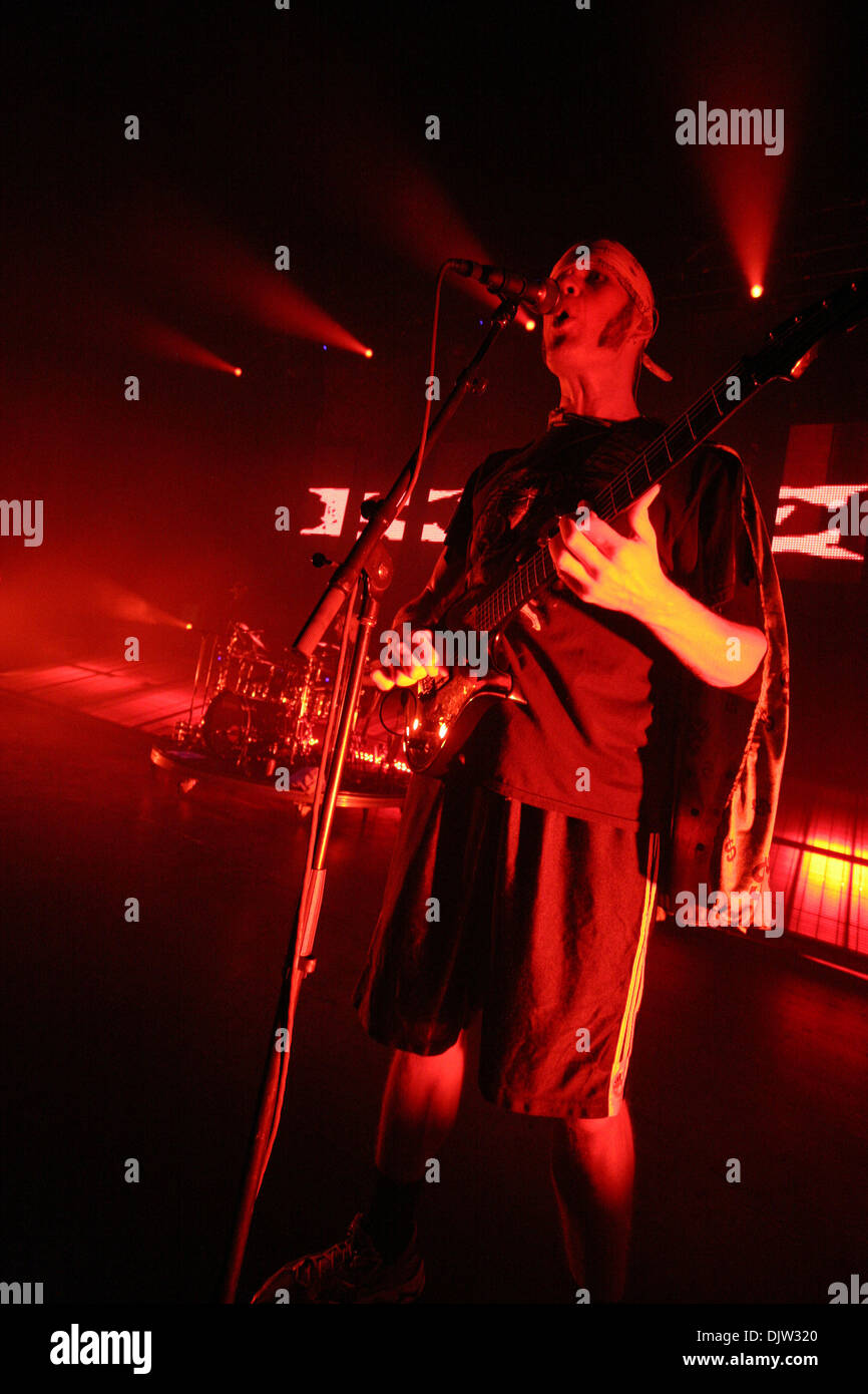 Killswitch Engage guitarist Adam Dutkiewicz performs with his band at the Midland Theatre by AMC