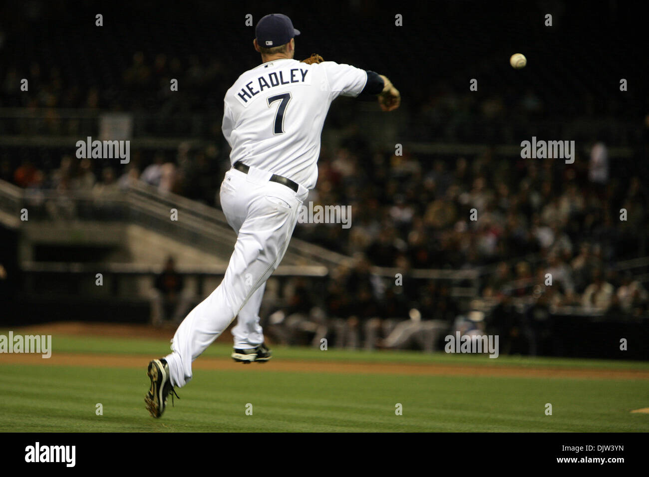 Chase Headley Signed satter San Diego