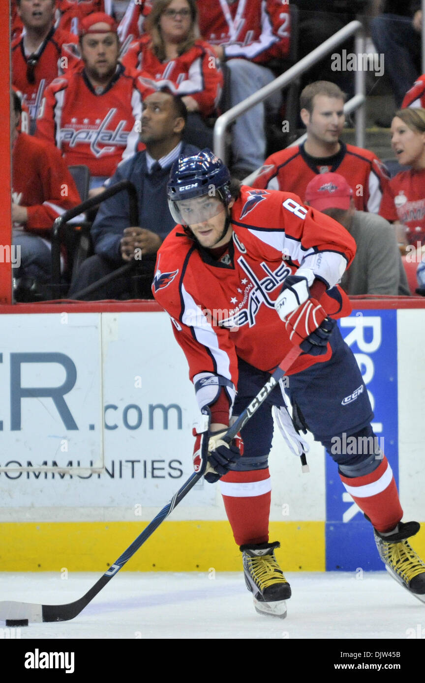 Washington DC, Verizon Center.Capitals captain Alex Ovechkin, one score tonight