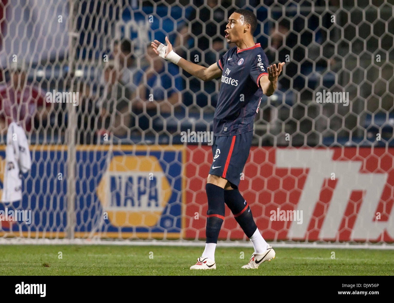 Paris SaintGermain Forward Guillaume Hoarau (9) questions call in