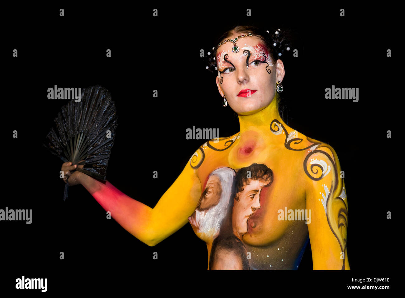 Body painting Stock Photo