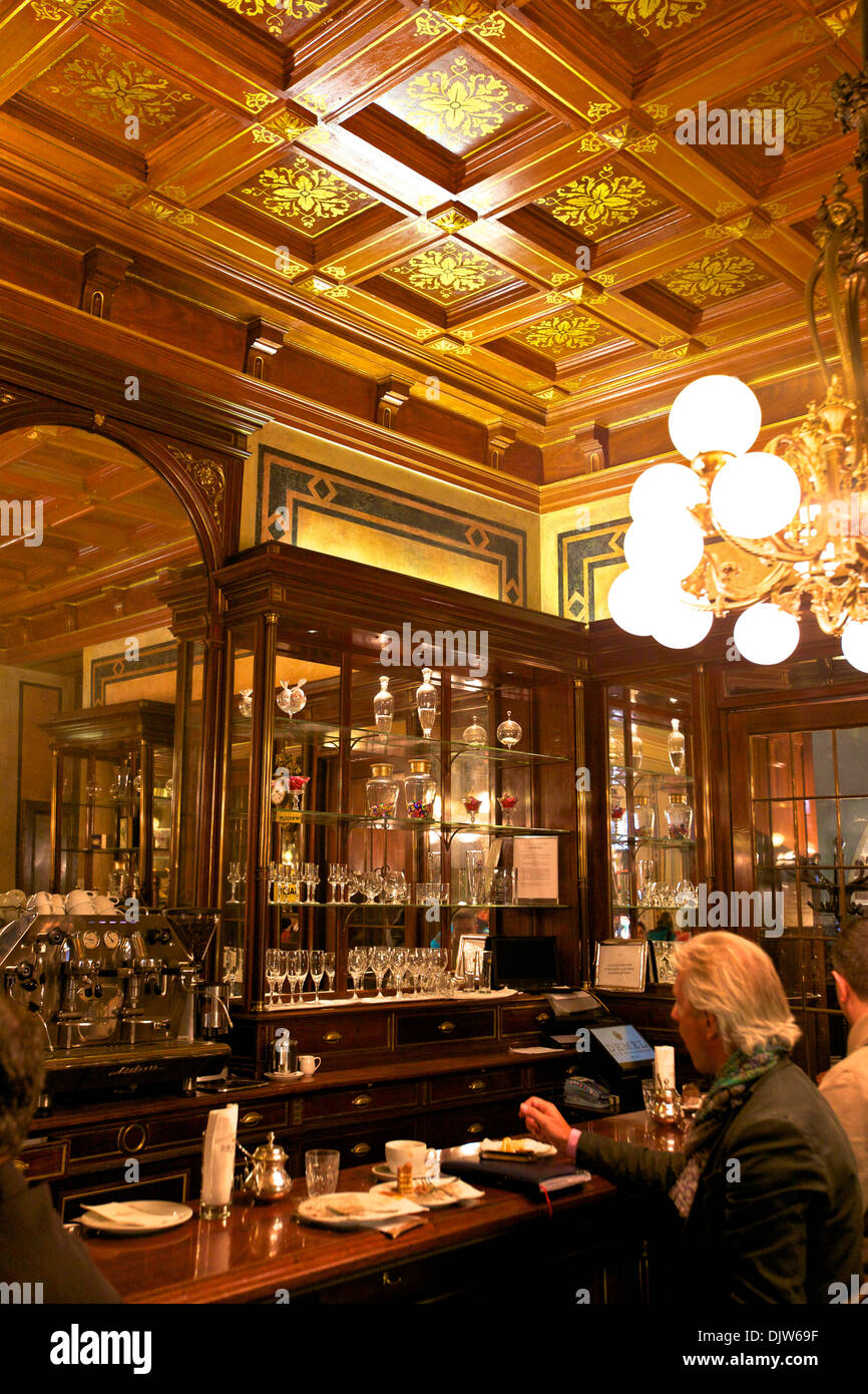 Demel Restaurant and Coffee Shop, Vienna, Austria, Central Europe Stock