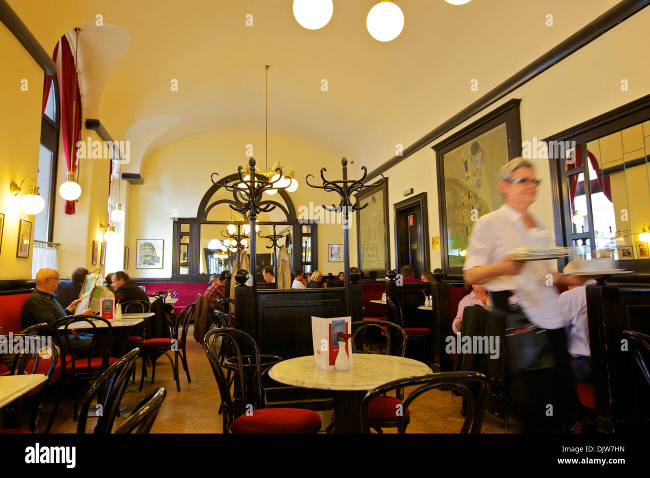 Cafe Griensteidl, Vienna, Austria, Central Europe Stock Photo