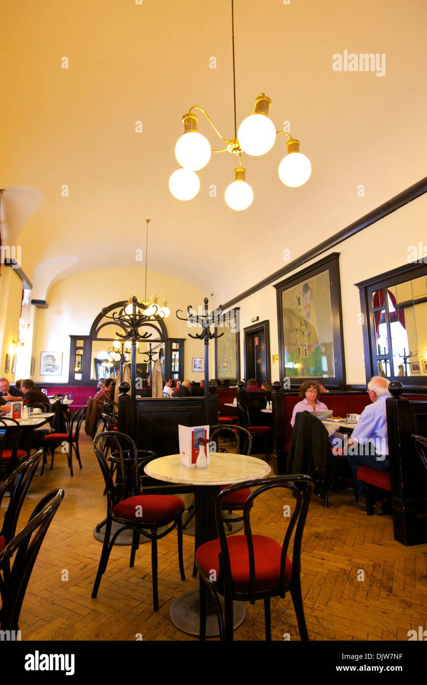 Cafe Griensteidl, Vienna, Austria, Central Europe Stock Photo