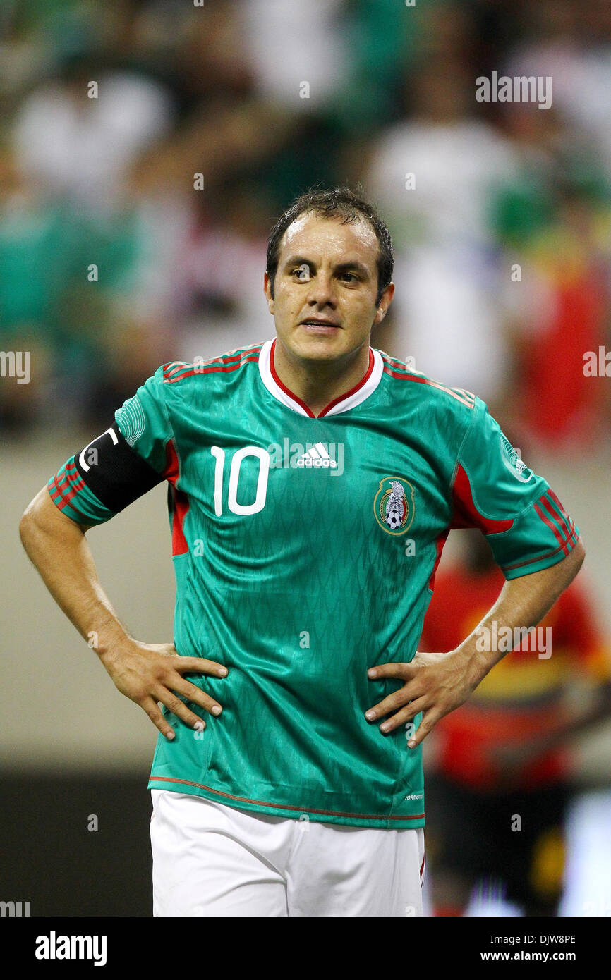 Cuauhtemoc Blanco (#10) Forward For Mexico Stands In Frustration After An  Incomplete Pass. Mexico Defeated Angola 1-0 At Reliant Stadium In Houston,  Tx. (Credit Image: © Anthony Vasser/Southcreek Global/Zumapress.com Stock  Photo -