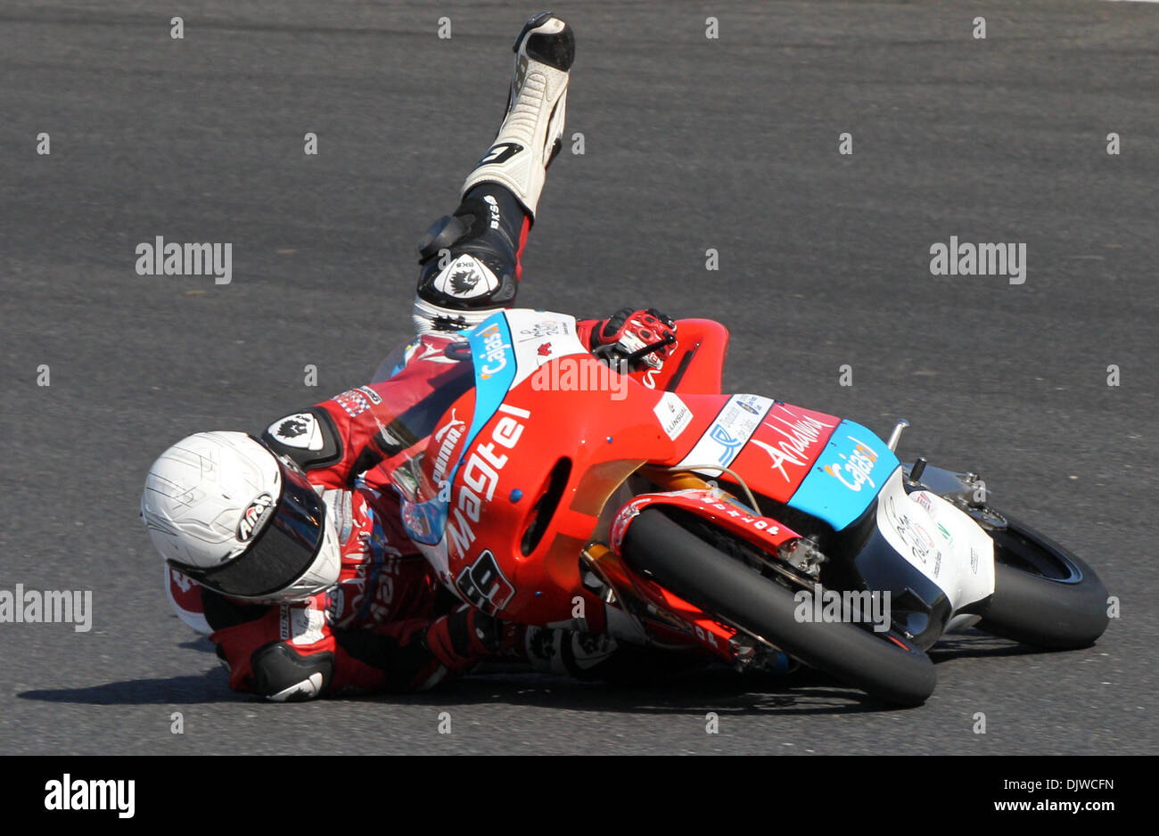 Oct 02, 2010 - Motegi, Tochigi, Japan - Fiat Yamaha rider