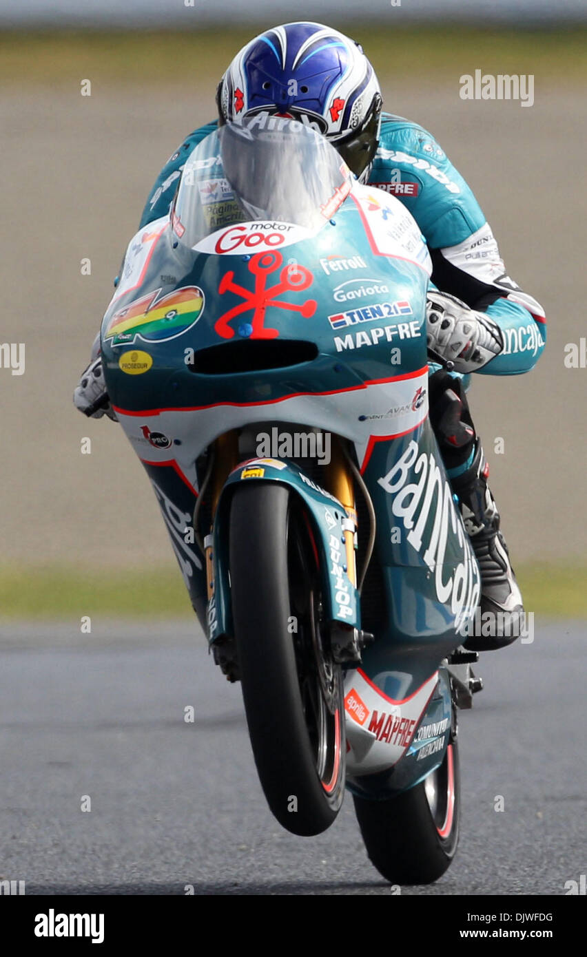 Oct 03, 2010 - Motegi, Tochigi, Japan - NICOLAS TEROL of Spain in ...