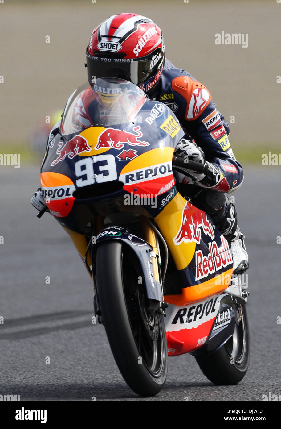 Oct 03, 2010 - Motegi, Tochigi, Japan - MARC MARQUEZ of Spain in