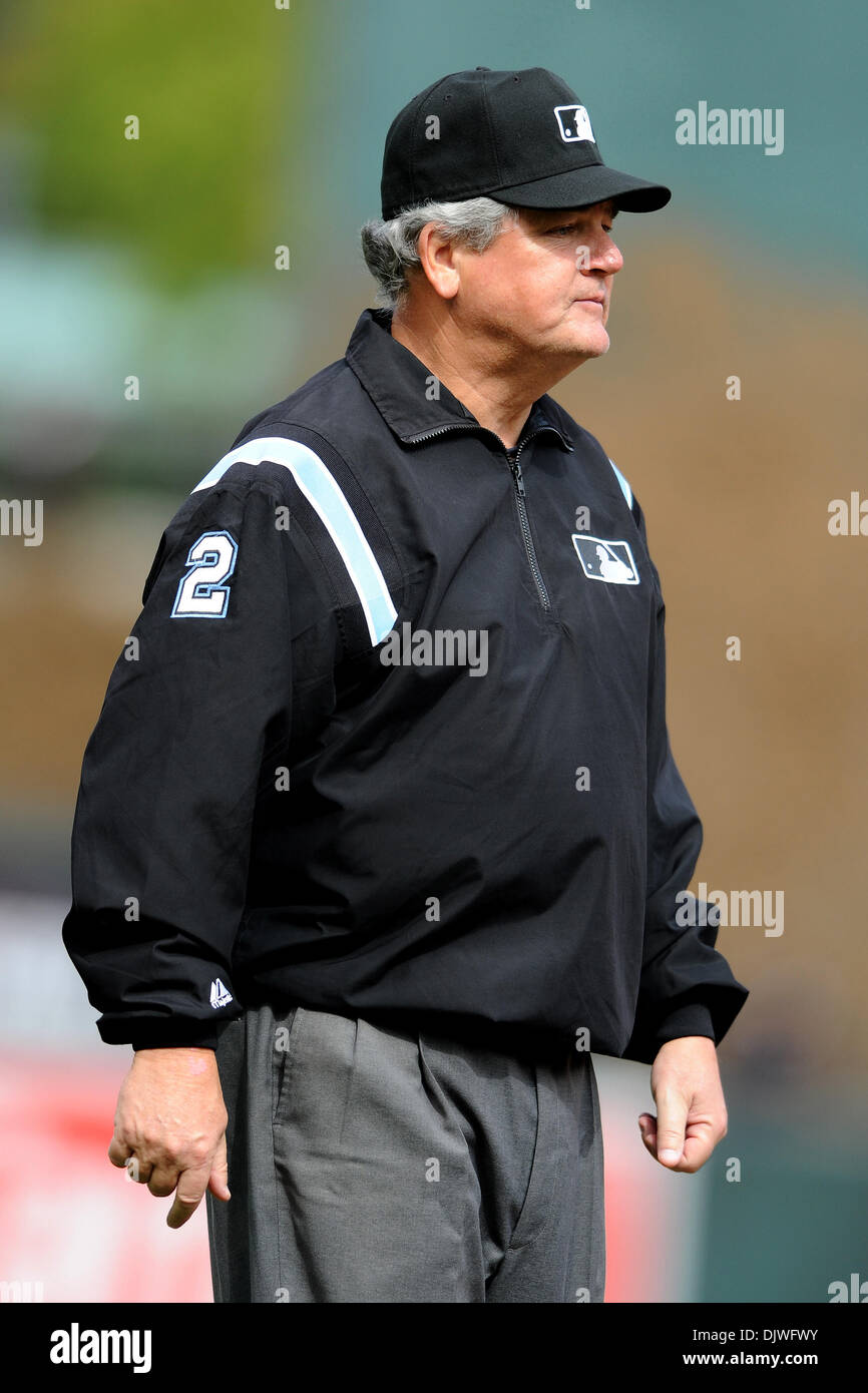 Oct. 3, 2010 - Baltimore, Maryland, United States of America - Umpire Jerry Crawford during