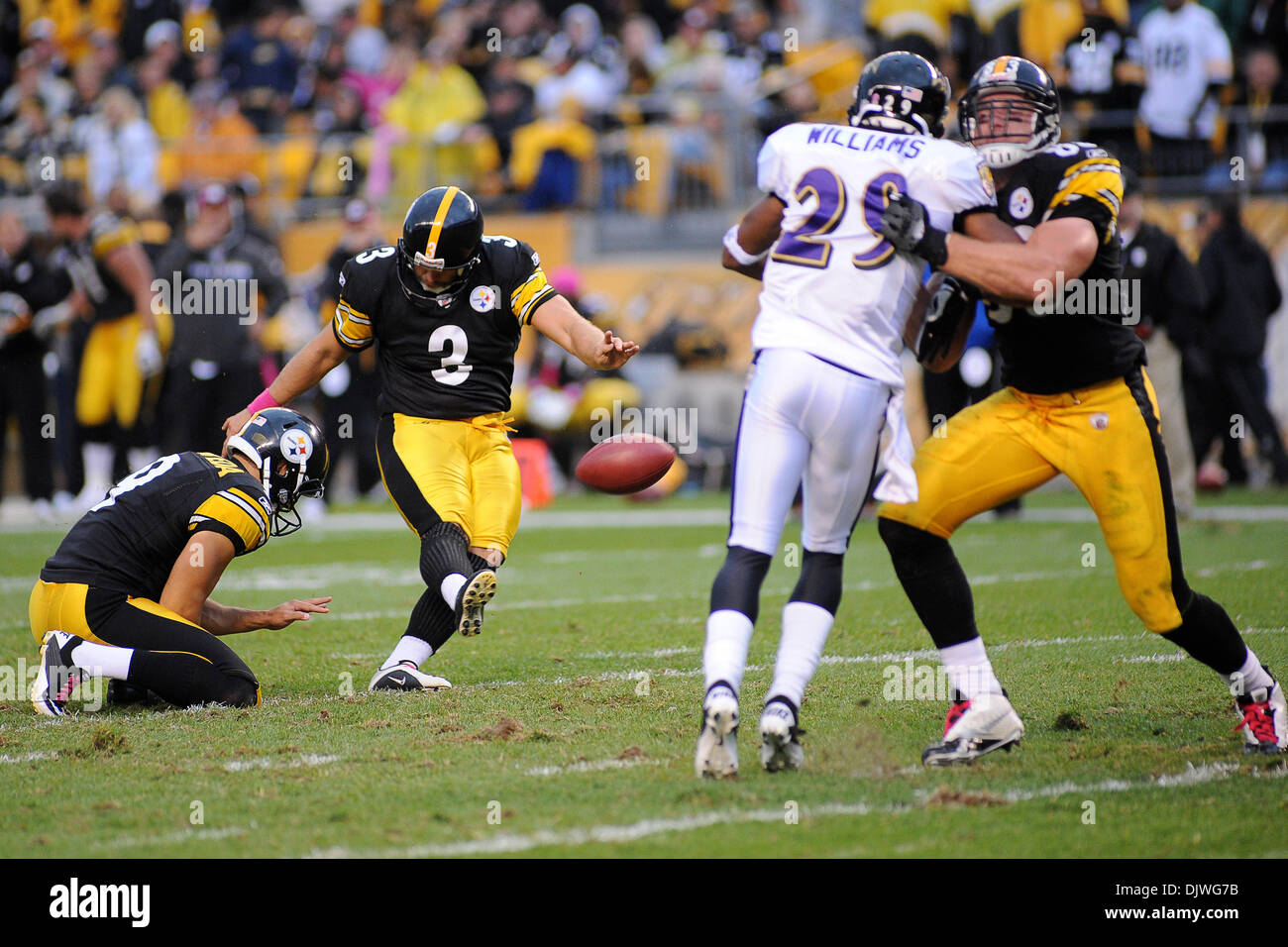 Pittsburgh steelers kicker jeff reed hi-res stock photography and ...