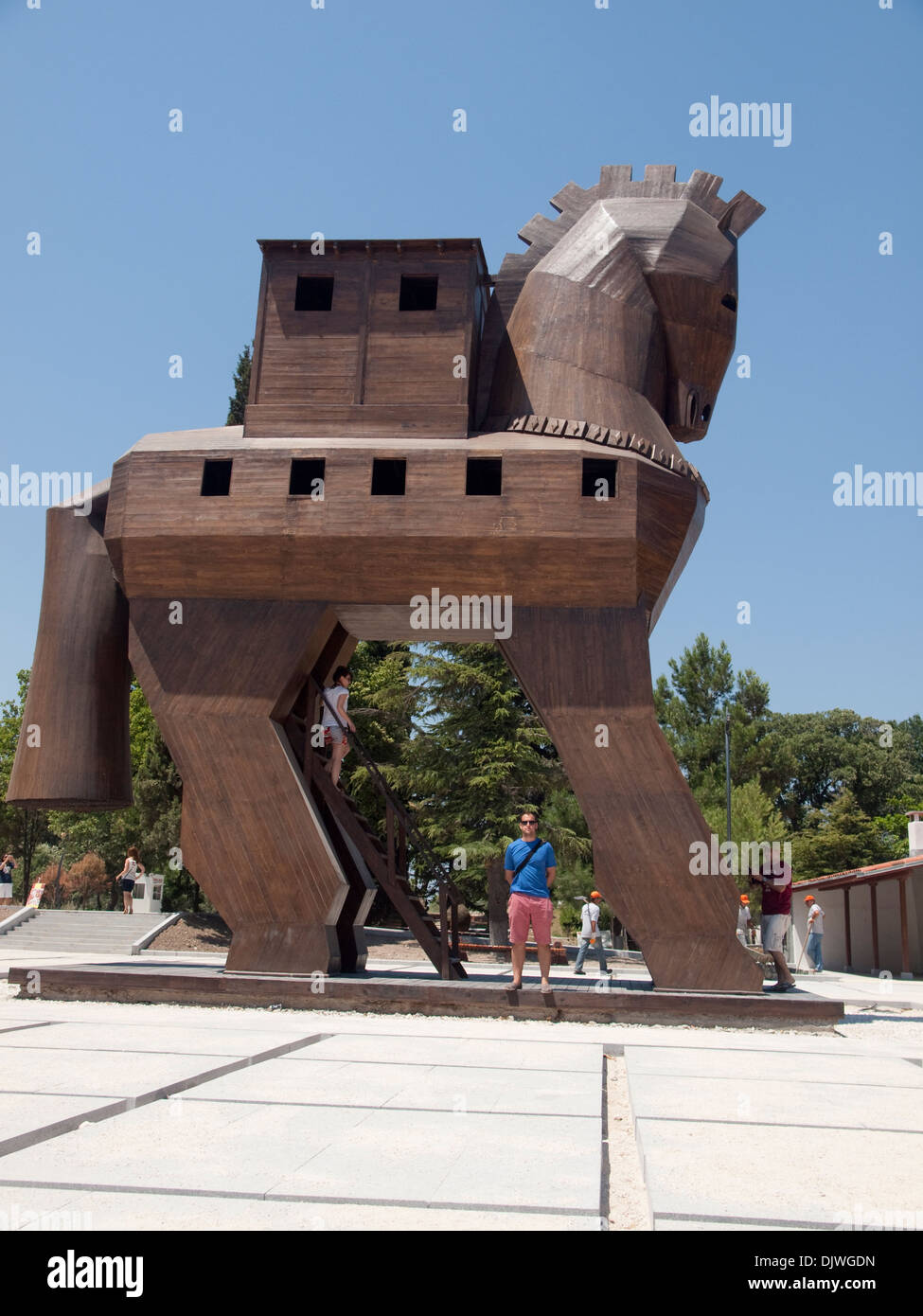 Ancient city of Troy, Turkey Stock Photo Alamy