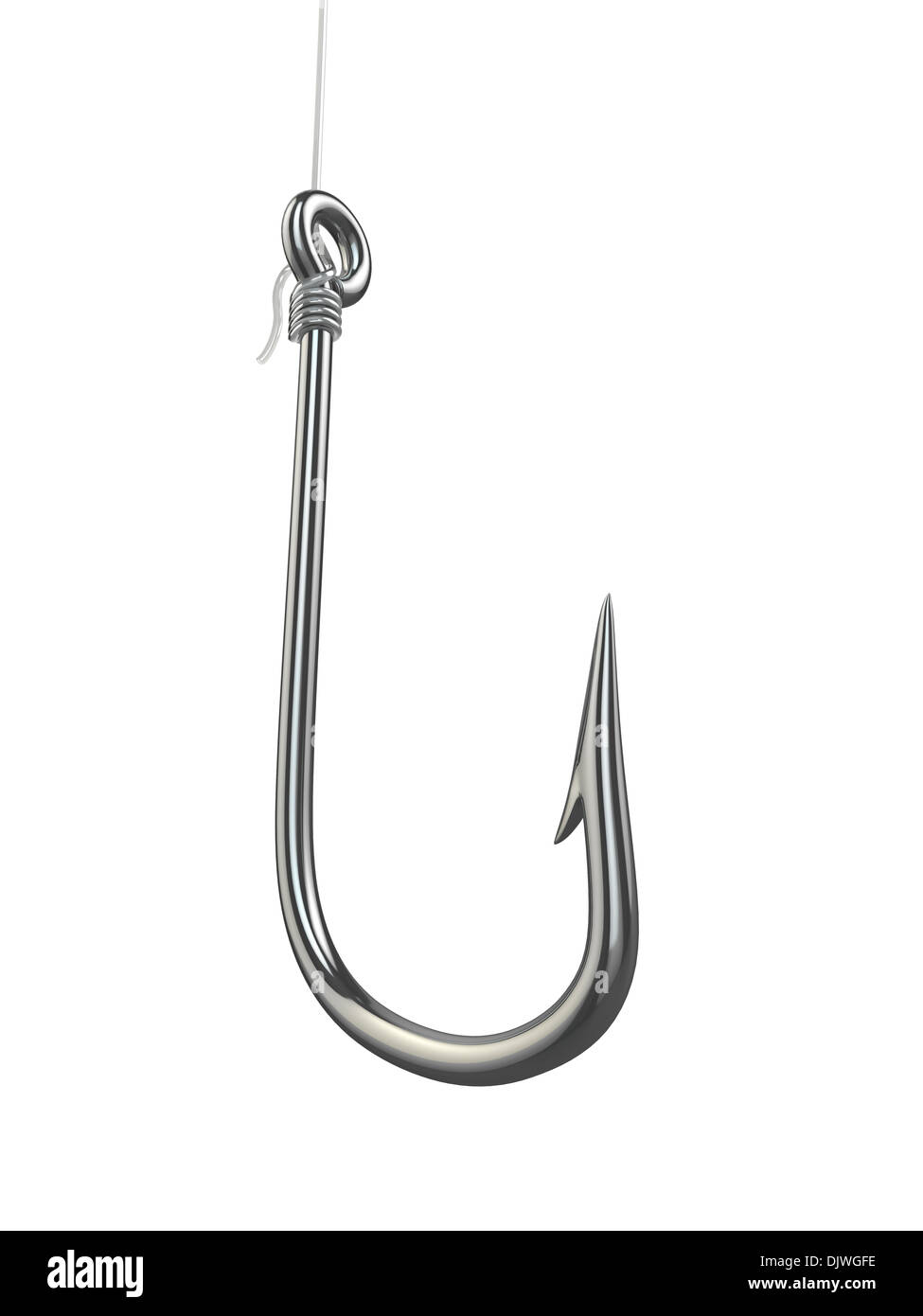 Gold Fishing Hook Isolated Metal Stock Photos and Pictures - 727 Images