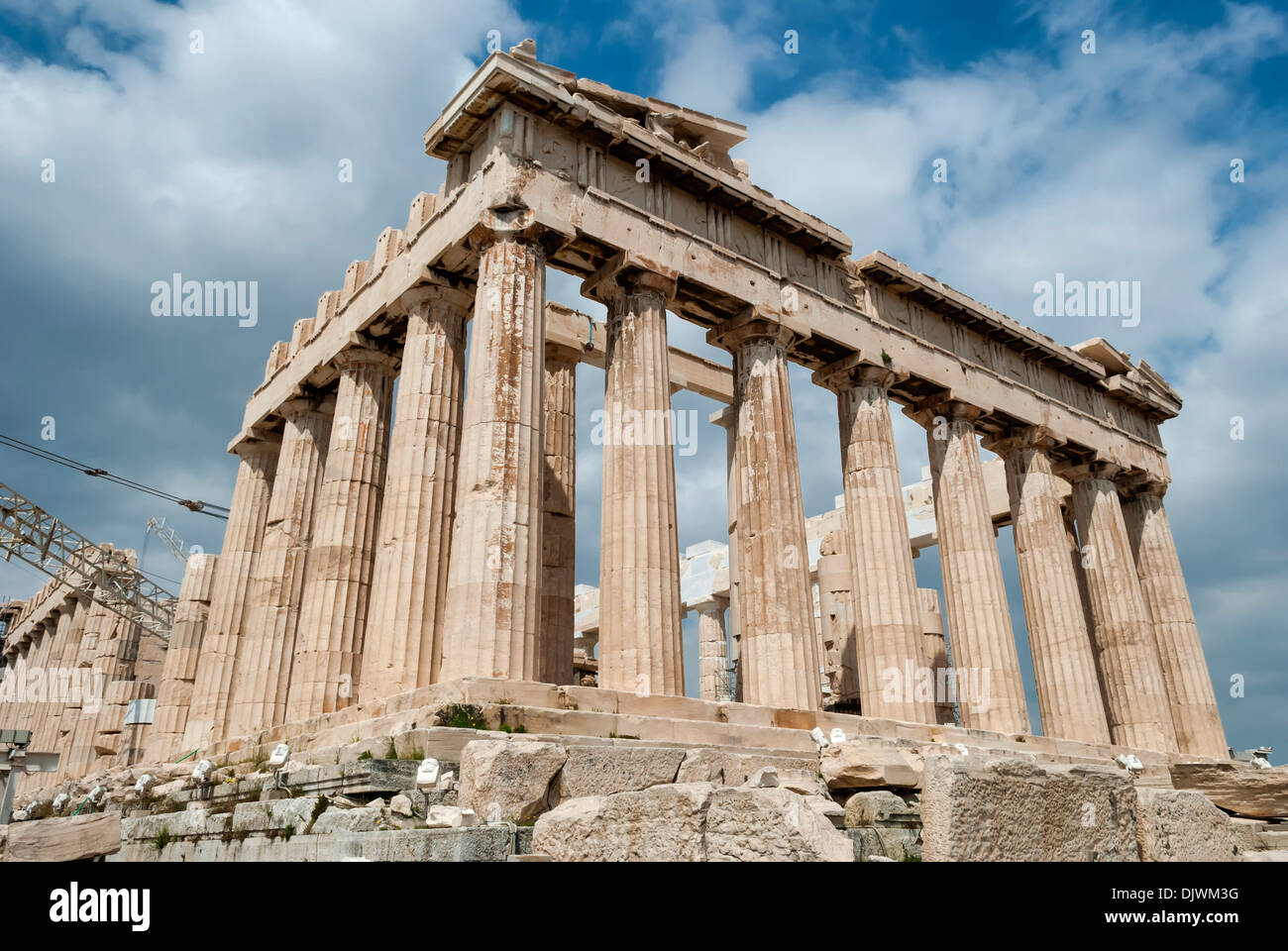 Parthenon of Athens Stock Photo
