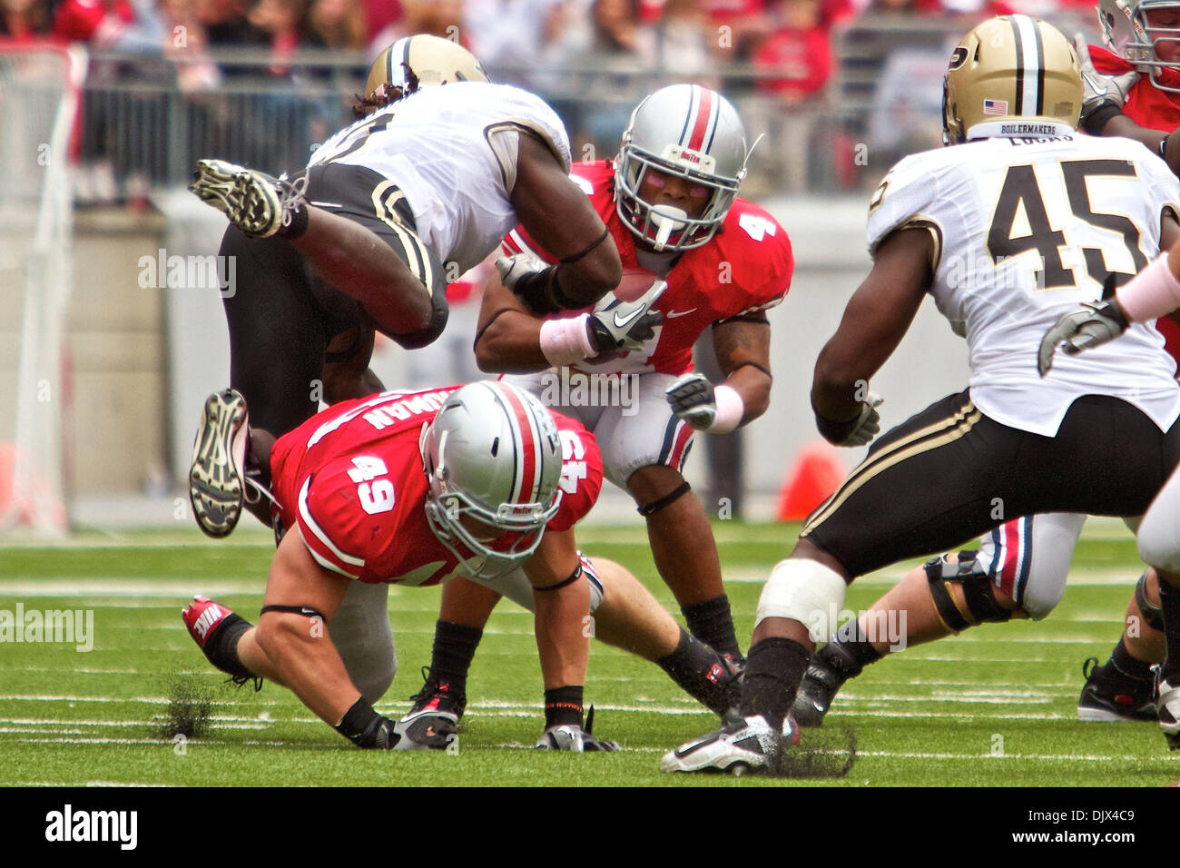 Oct. 23, 2010 Columbus, Ohio, United States of America Purdue Boilermakers linebacker Dwayne