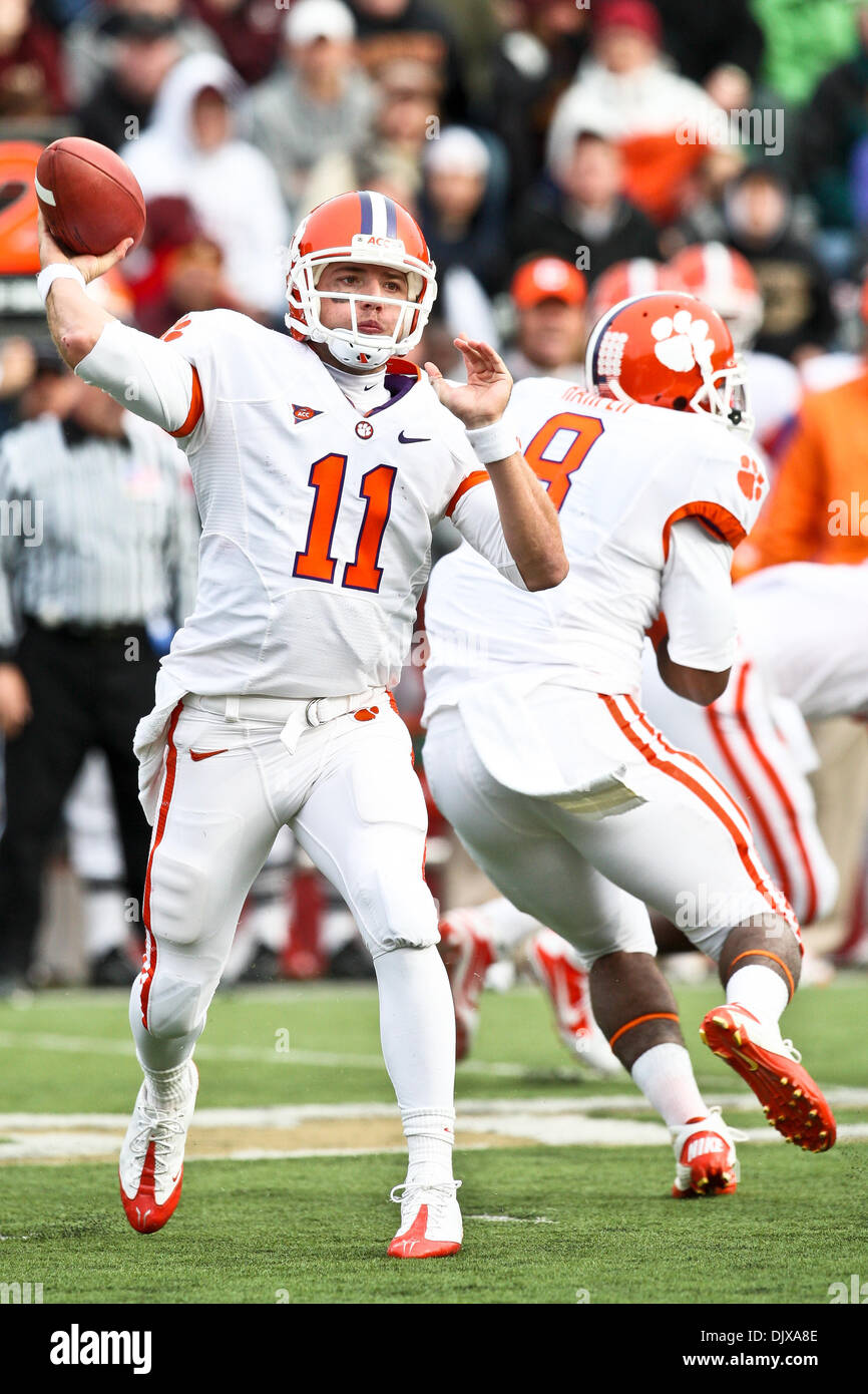 Oct 30 2010 Boston Massachusetts Us Clemson Tigers