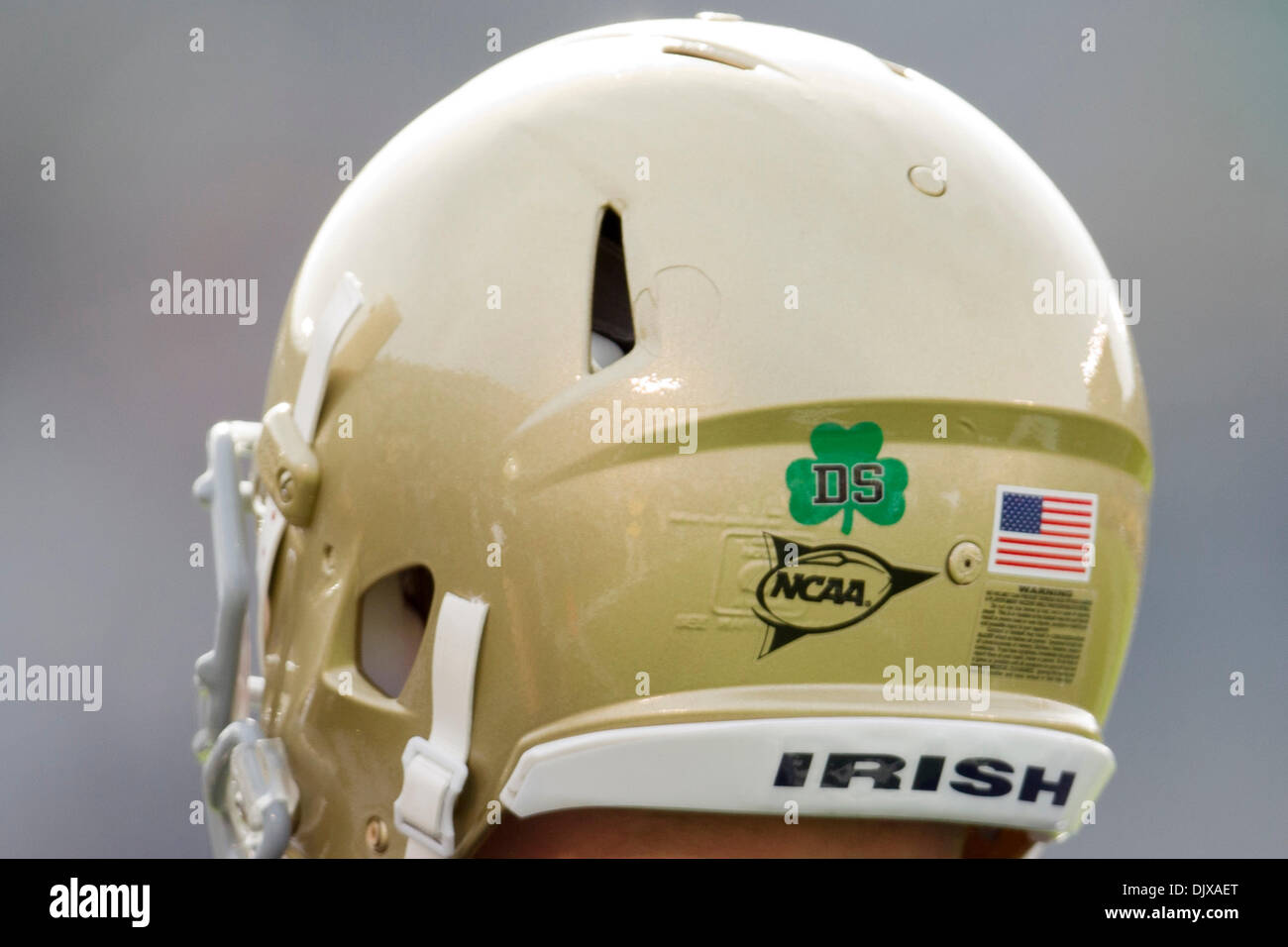 Notre dame football helmet hi-res stock photography and images - Alamy