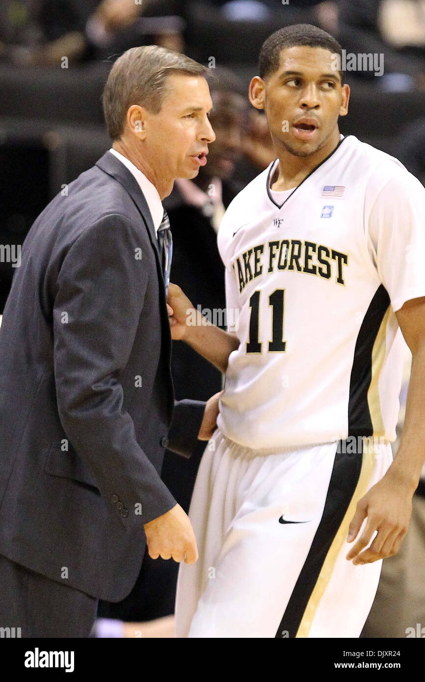 Nov. 12, 2010 WinstonSalem, North Carolina, United States of America Wake Coach Jeff