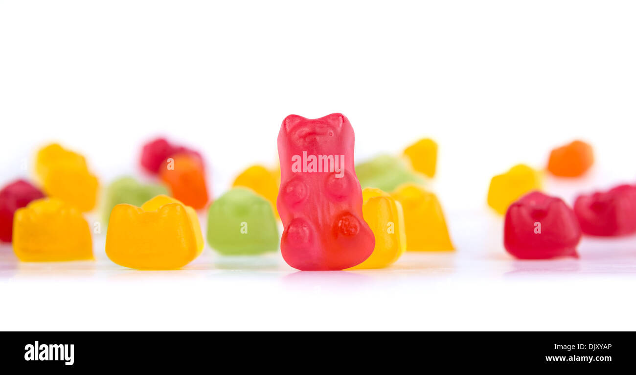 colorful bears gum Stock Photo